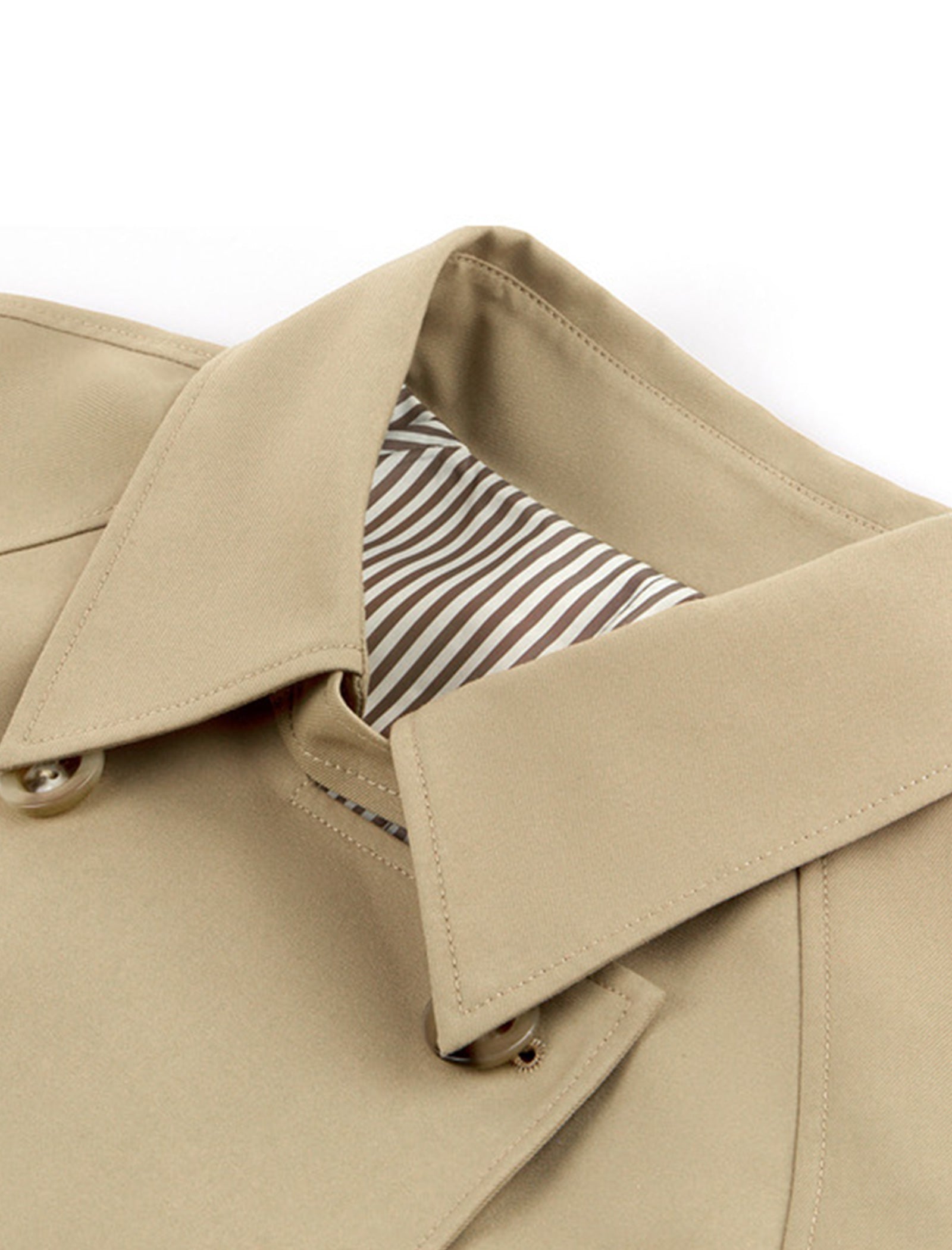 Double-Breasted Relaxed Fit Trench Coat