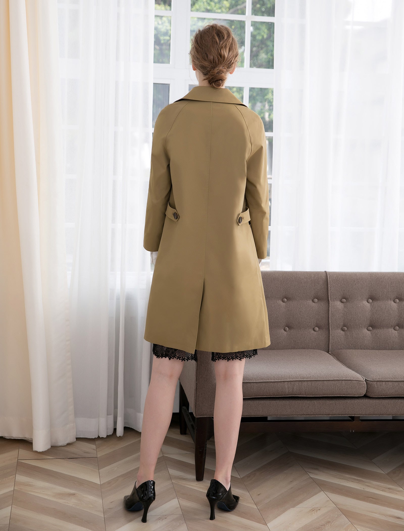 Double-Breasted Trench Coat